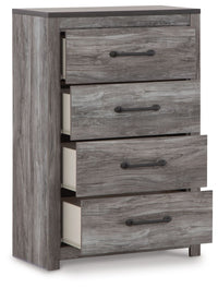 Bronyan - Four Drawer Chest - Dark Gray