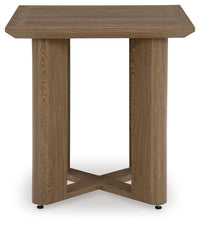 Serene Bay - Square End Table - Dark Brown