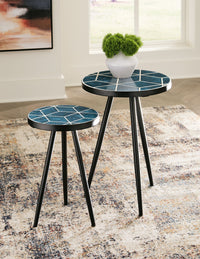 Clairbelle - Accent Table (Set of 2) - Teal