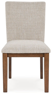 Kraeburn - Dining Upholstered Side Chair (Set of 2) - Beige / Brown