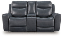 Next Move - Power Reclining Loveseat With Console / Adjustable Headrest