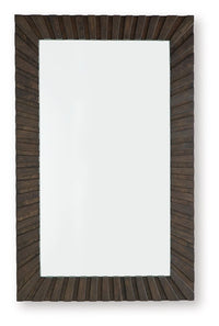 Advin - Accent Mirror - Dark Brown
