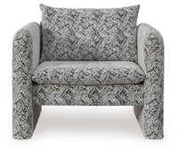 Kenbell - Accent Chair - Black / White