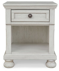 Robbinsdale - One Drawer Night Stand - Antique White