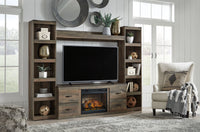 Trinell - 4-Piece Entertainment Center With 60