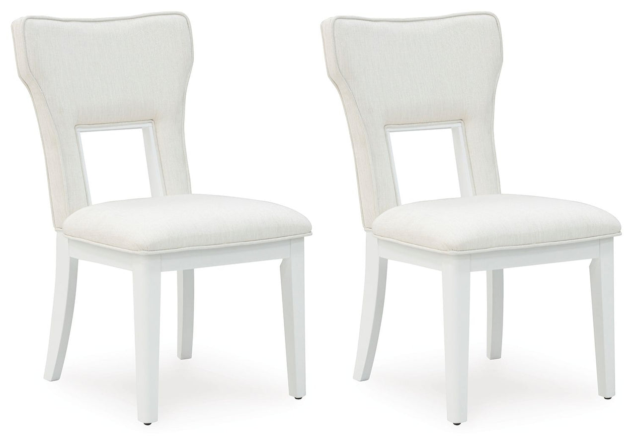 Chalanna - Dining Upholstered Side Chair (Set of 2) - White