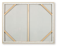 Worthney - Wall Art - Blue / White / Brown