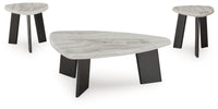 Lilyberg - Occasional Table Set (Set of 3) - Gray / Black