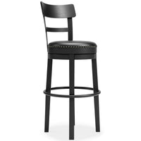 Valebeck - Tall Upholstered Swivel Barstool