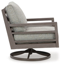 Hillside Barn - Swivel Lounge W/ Cushion - Gray / Brown