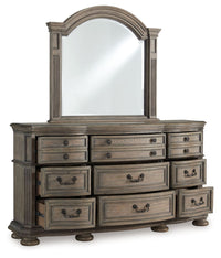 Ardenfield - Dresser And Mirror - Light Brown