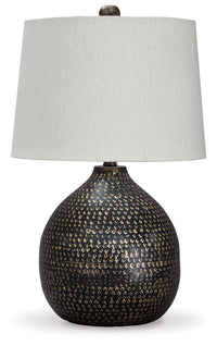Maire - Metal Table Lamp  - Black / Gold Finish