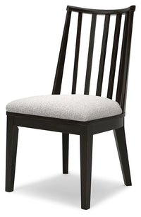 Galliden - Dining Upholstered Side Chair (Set of 2) - Black