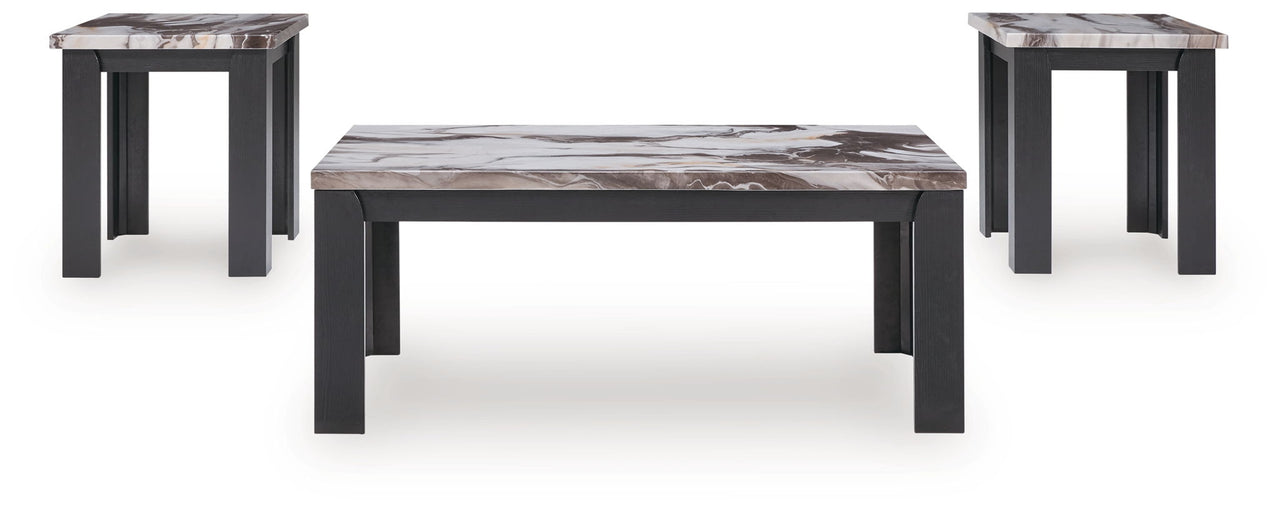 Jazmore - Occasional Table Set (Set of 3) - Dark Brown