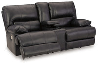 Mountainous - Power Reclining Loveseat With Console /Adj Headrest - Eclipse