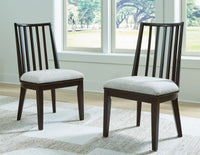 Galliden - Dining Upholstered Side Chair (Set of 2) - Black