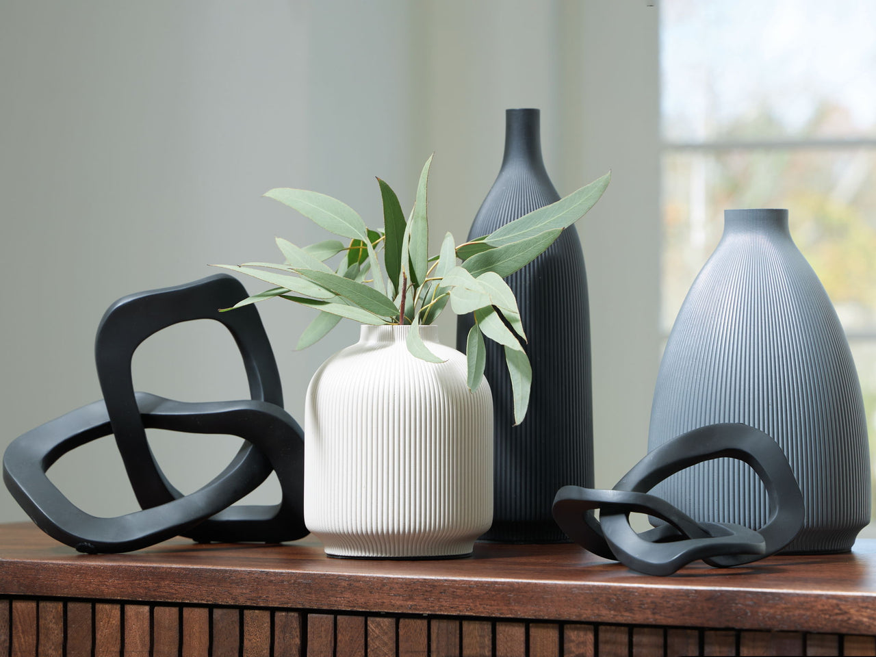 Leithick - Accessory Set (Set of 5) - Black / Tan / Gray