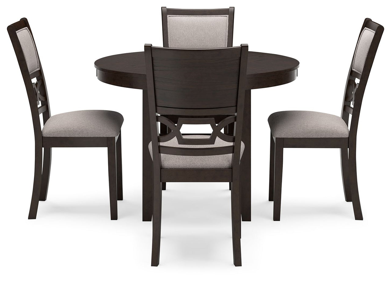 Langwest - Dining Room Table Set (Set of 5) - Brown