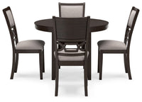 Langwest - Dining Room Table Set (Set of 5) - Brown
