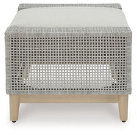Seton Creek - Ottoman With Cushion - Gray