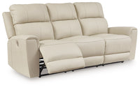 Dahlmoore - Power Reclining Sofa - Almond