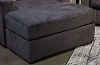 Wryenlynn - Ottoman - Fabric - Onyx