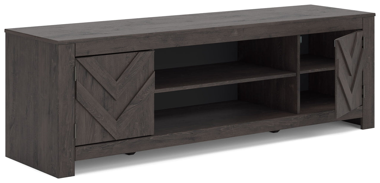 Cayboni - LG TV Stand With Fireplace Option