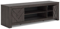 Cayboni - LG TV Stand With Fireplace Option