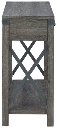 Freedan - Console Sofa Table - Grayish Brown