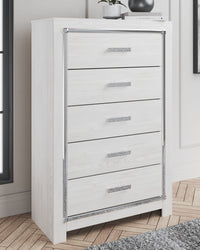 Altyra - Five Drawer Chest - White