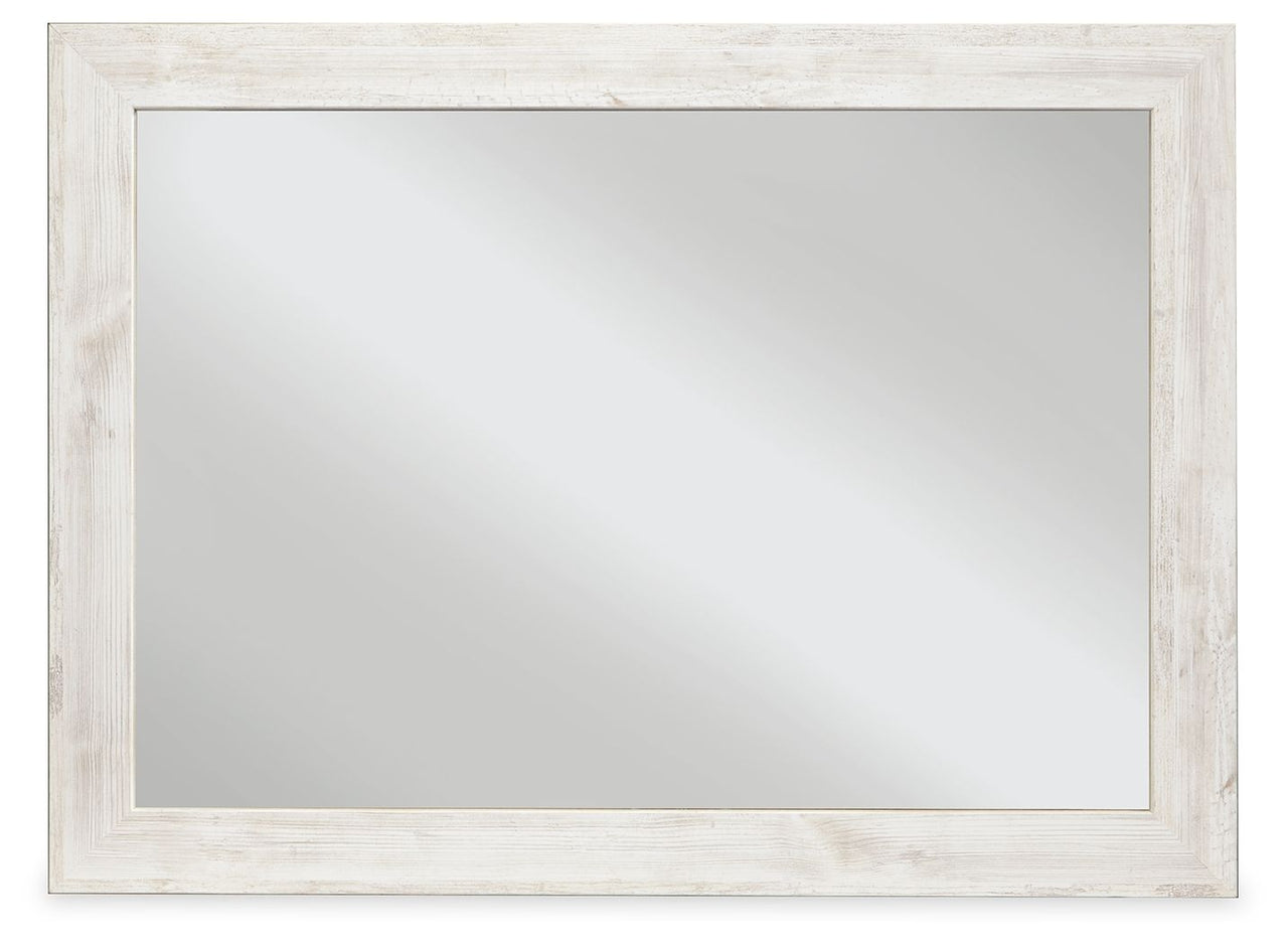 Paxberry - Bedroom Accent Mirror - Whitewash