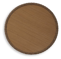 Double Point - Round Cocktail Table - Beige