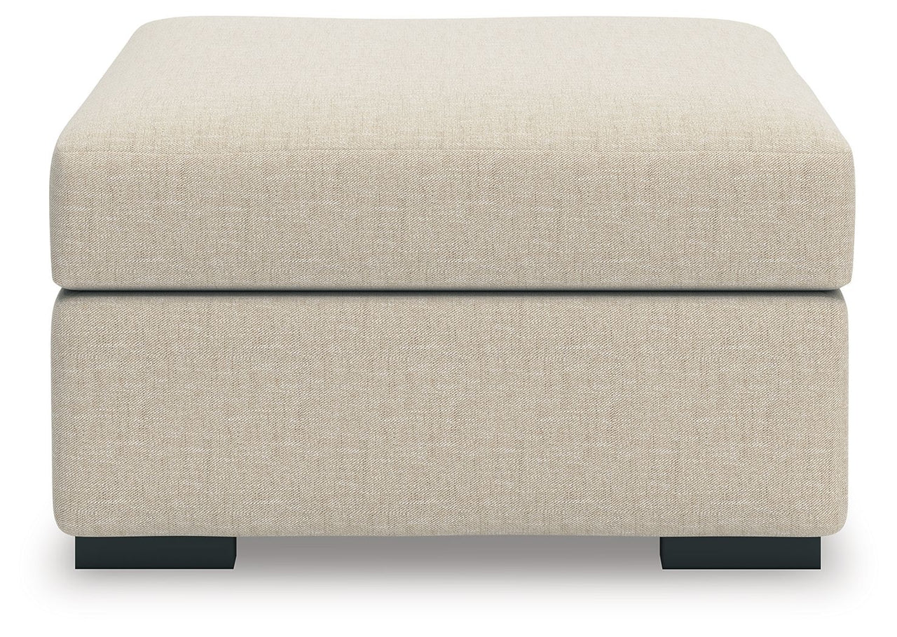 LadyMae - Oversized Accent Ottoman - Twill