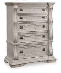 Bruchandi - Five Drawer Chest - Antique White