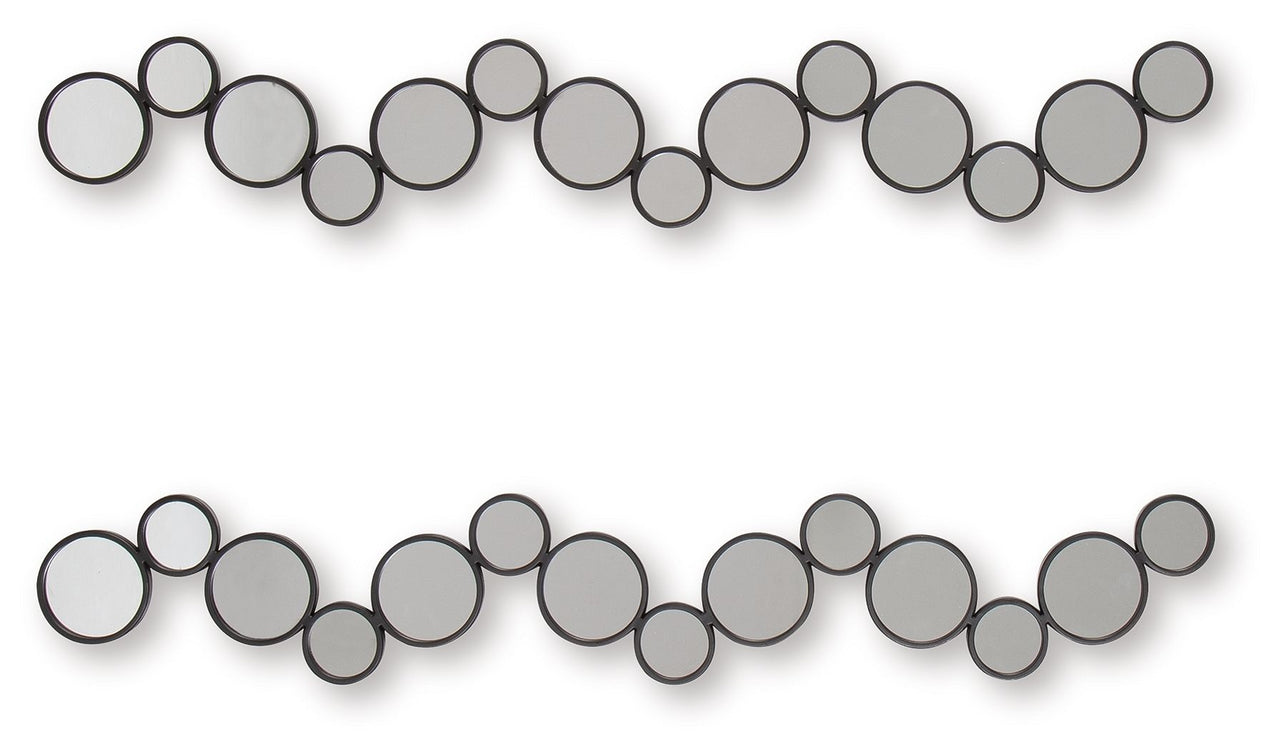 Vinler - Accent Mirror Set (Set of 2) - Black