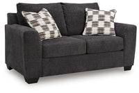 Loreo - Loveseat - Ebony