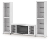 Brollevi - 3-Piece Entertainment Center - White