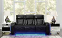 Boyington - 2 Pc. - Power Reclining Sofa And Loveseat - Black