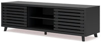 Danziar - Extra Large TV Stand - Black