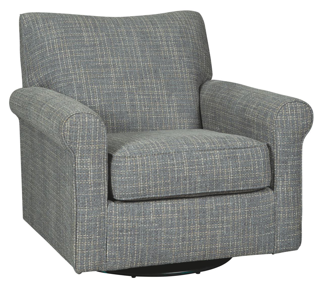Renley - Swivel Glider Accent Chair - Ash