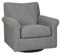 Renley - Swivel Glider Accent Chair - Ash