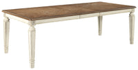 Realyn - Rectangular Dining Room Extension Table - Chipped White