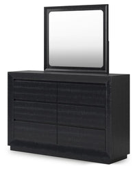 Londer - Dresser And Mirror - Black