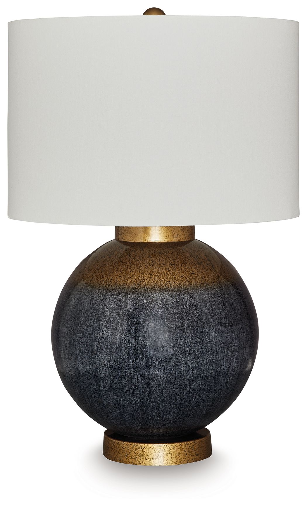 Adara - Metal Table Lamp - Blue / Gold Finish