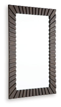 Advin - Accent Mirror - Dark Brown