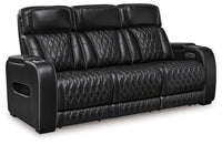 Boyington - 2 Pc. - Power Reclining Sofa And Loveseat - Black