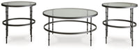 Kellyco - Occasional Table Set (Set of 3) - Gunmetal