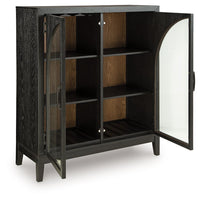 Armenleigh - Bar Cabinet - Black / Brown