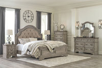 Lodenbay - Dresser, Mirror - Antique Gray