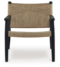 Halfmore - Accent Chair - Black / Natural